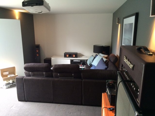Man Shed Transformed Into Home Theatre Room