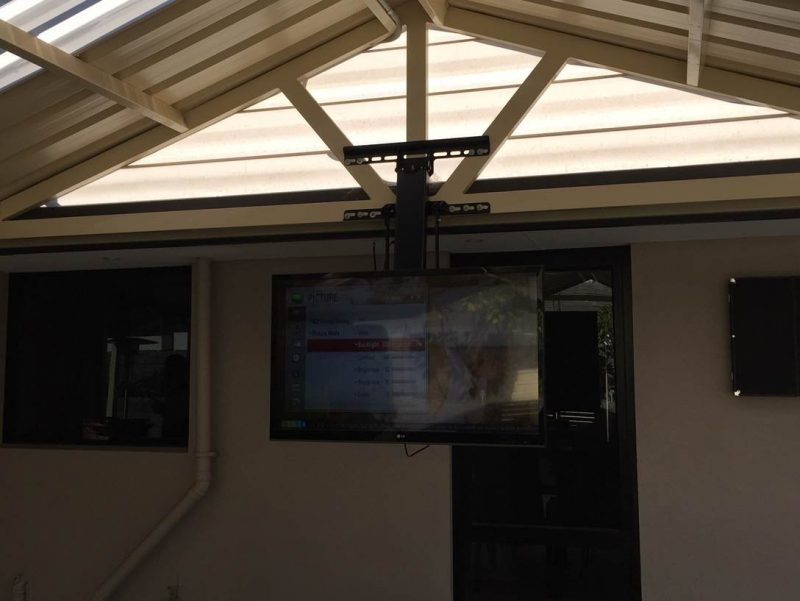 See The Footy From Any Angle With A Retractable TV Mount