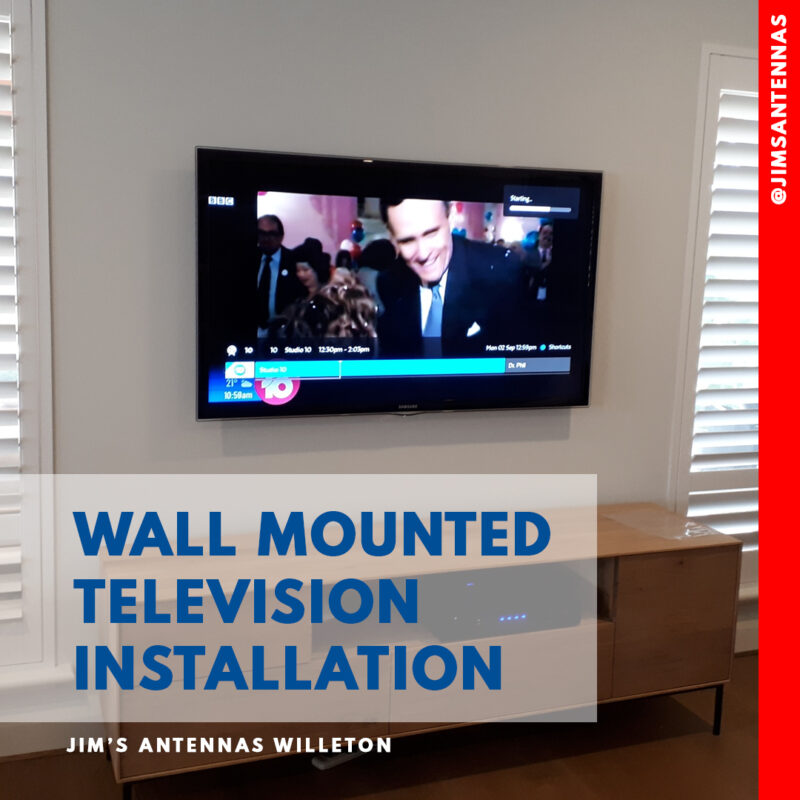 Cable Concealment with TV Wall Mounting