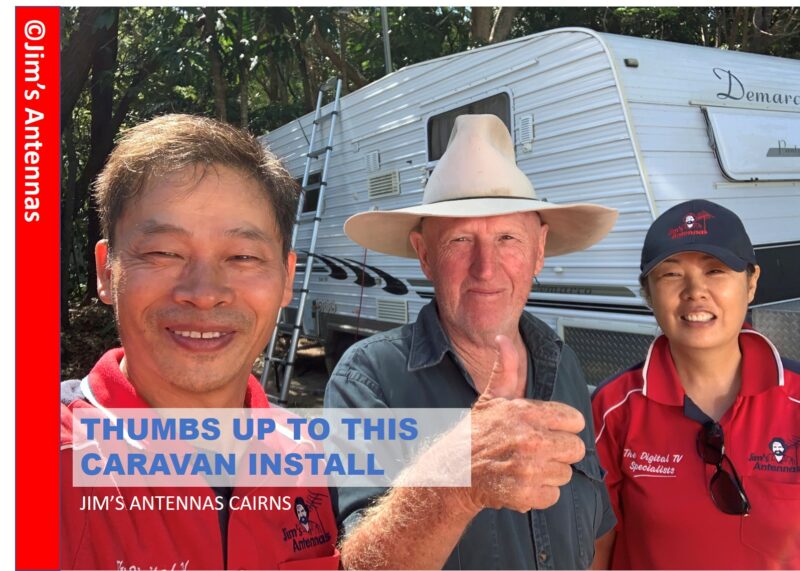 Caravan Antenna Install in Cairns