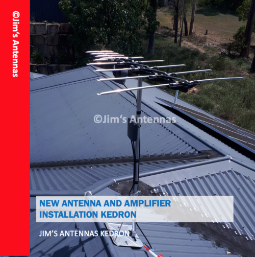 NEW ANTENNA AND AMPLIFIER INSTALLATION IN KEDRON