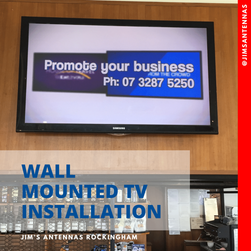 TV Wall Mount at the Golf Club in Claremont!