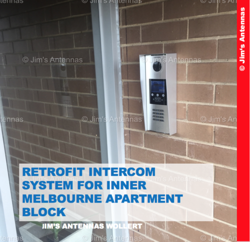 RETROFIT INTERCOM SYSTEM FOR INNER MELBOURNE TEN-UNIT APARTMENT BLOCK