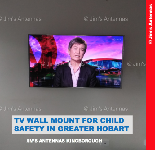 TV WALL MOUNT FOR CHILD SAFETY IN GREATER HOBART
