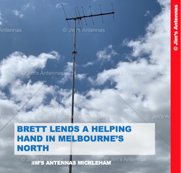 BRETT LENDS A HELPING HAND IN MELBOURNE’S NORTH