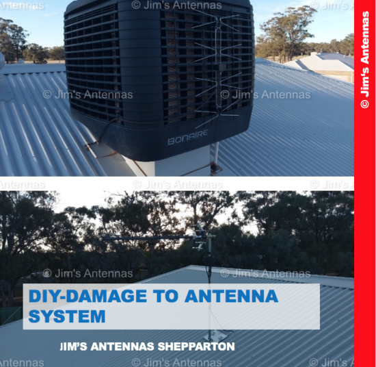 DIY Damage Repair to Antenna System in Northern Victoria