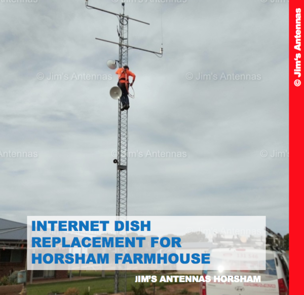 INTERNET DISH REPLACEMENT FOR HORSHAM FARMHOUSE