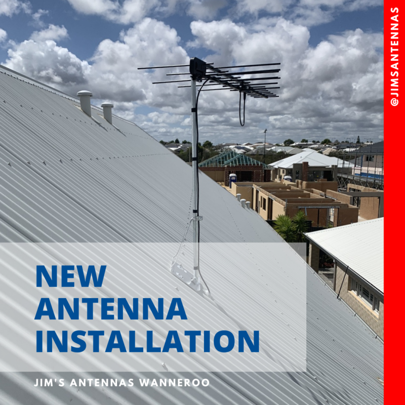 New antenna installation in Jindalee.