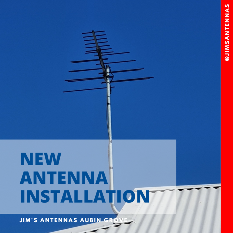Antenna installation in Fremantle