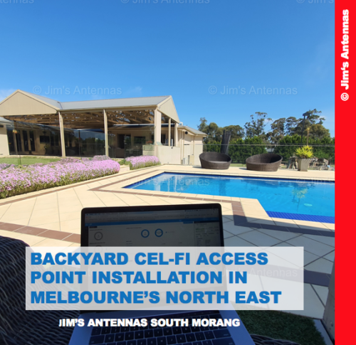 Backyard Cel-Fi Access Point Installation in Melbourne’s North East
