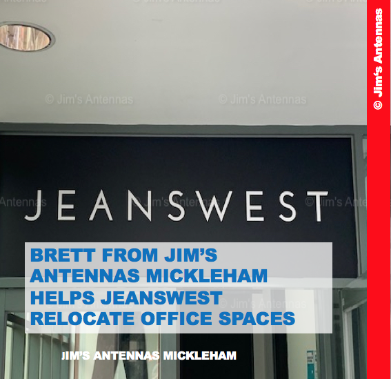 Brett From Jim’s Antennas Mickleham Helps Jeanswest  Relocate Their Office Spaces
