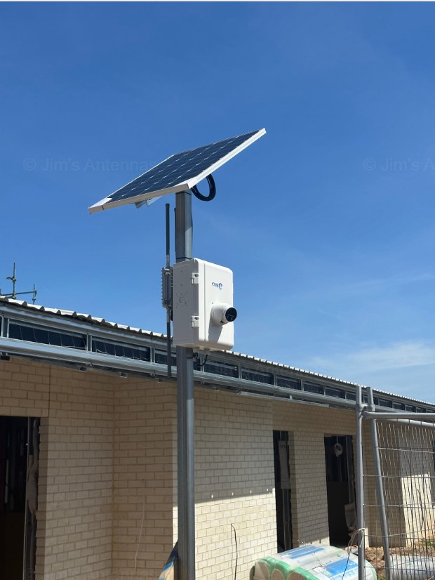 Protect Your Construction Site with Solar CCTV Cameras