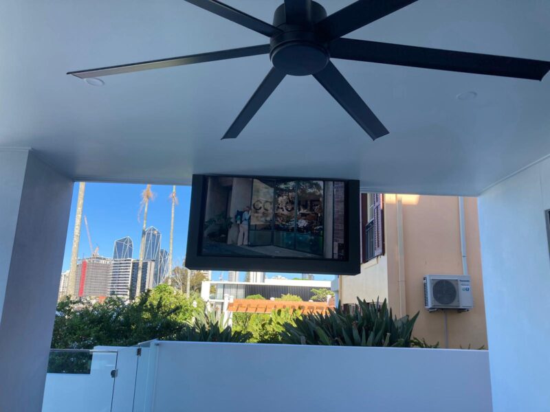 Elevate Your Outdoor Living: The Benefits of an Outdoor Entertainment Area with a Professionally Mounted TV.