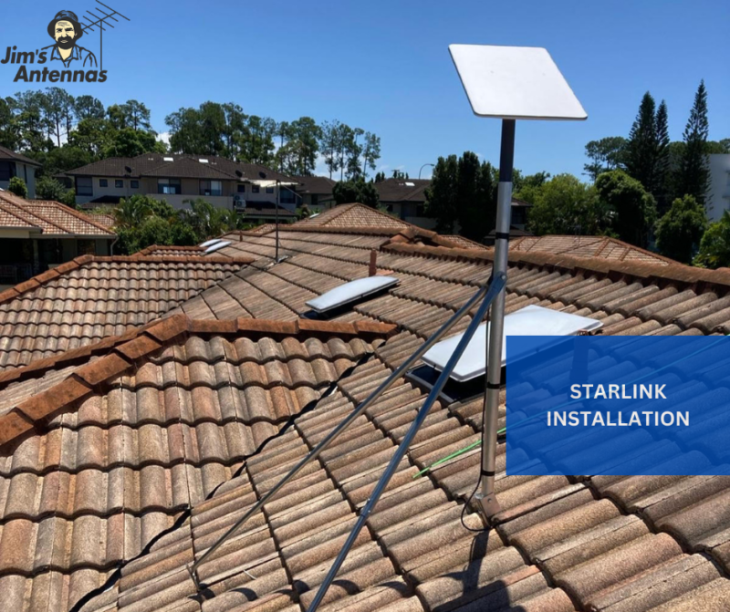 Jim’s Antennas Delivers Seamless Starlink Installation.
