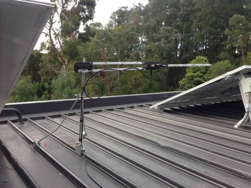 Antennas and solar panels