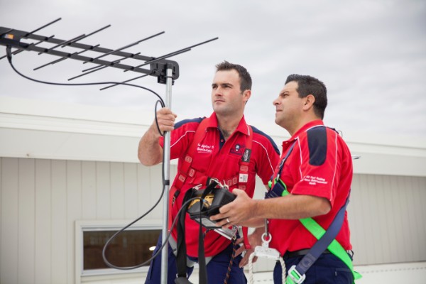 Jim's Antenna's testing Digital TV Antenna Installation