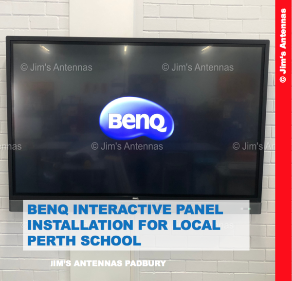 BenQ Interactive Panel Installation for Local Perth School