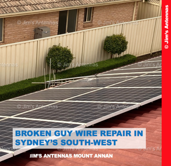 BROKEN GUY WIRE REPAIR IN SYDNEY’S SOUTH-WEST