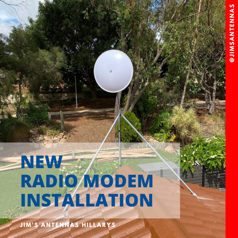 New radio modem installation in Kingsley