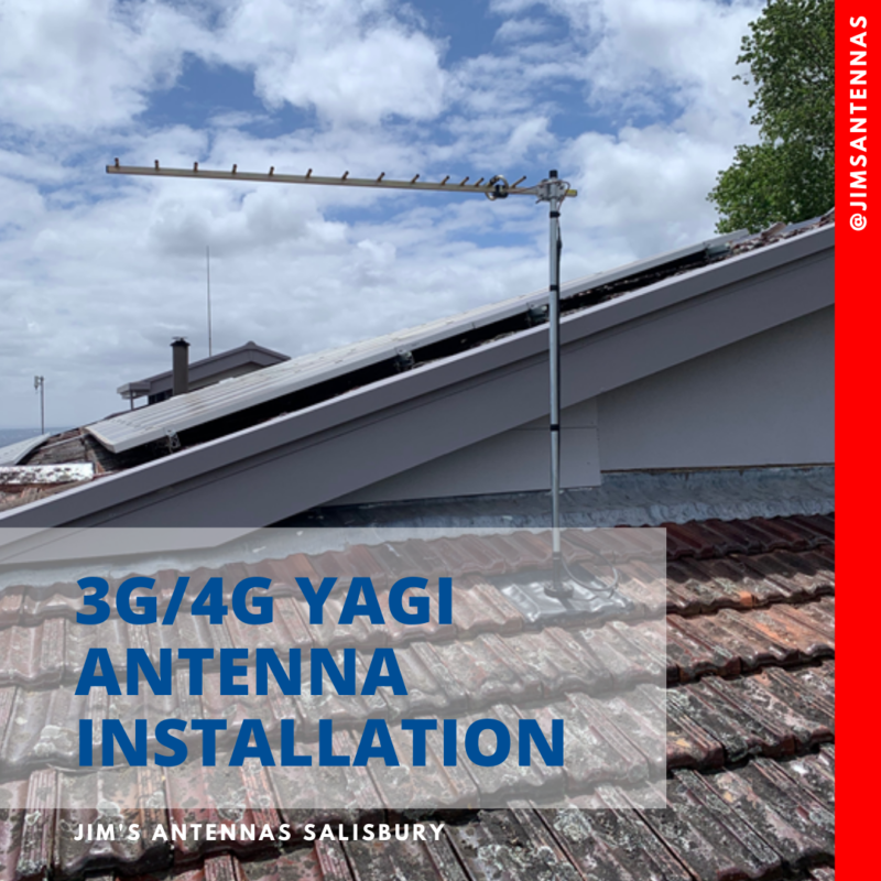 3G/4G Yagi antenna installation