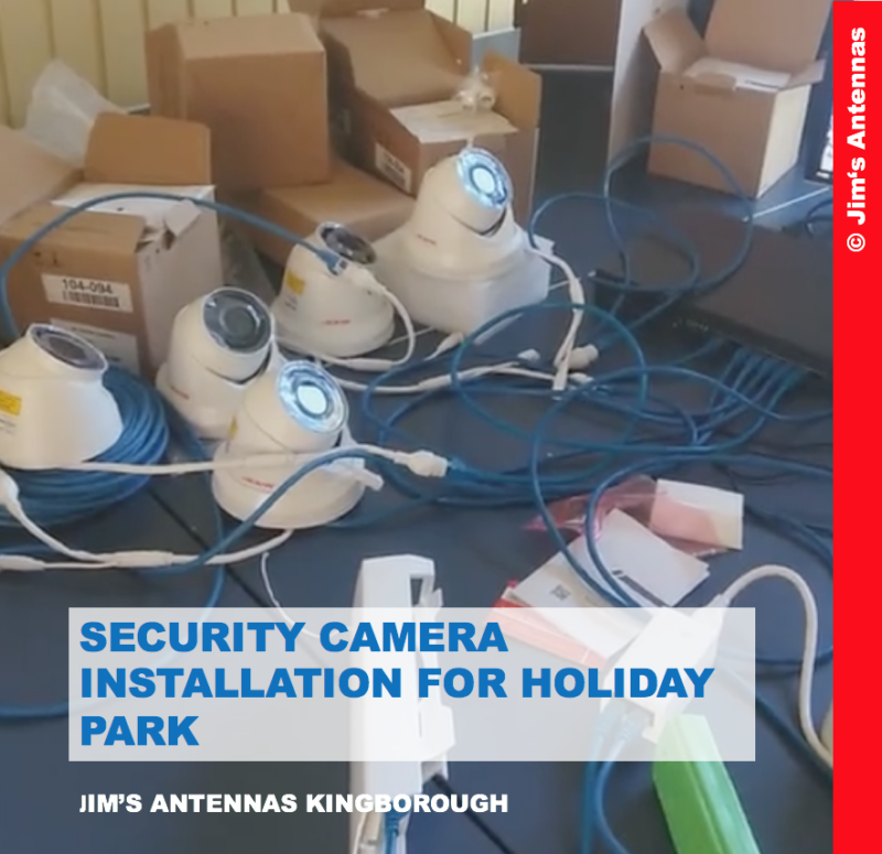 Security Camera Installation for Holiday Park