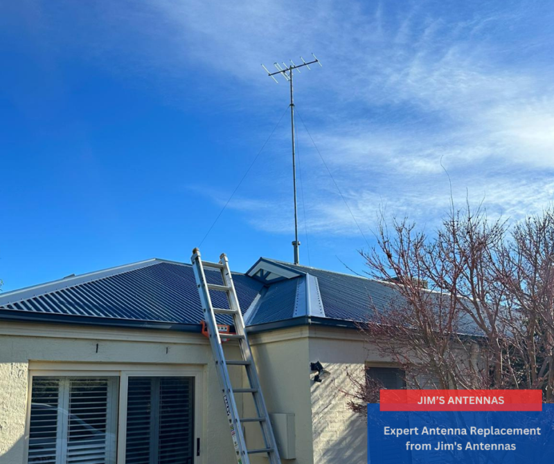 A Smooth Transition: Changing Over an Antenna on a Large Mast.