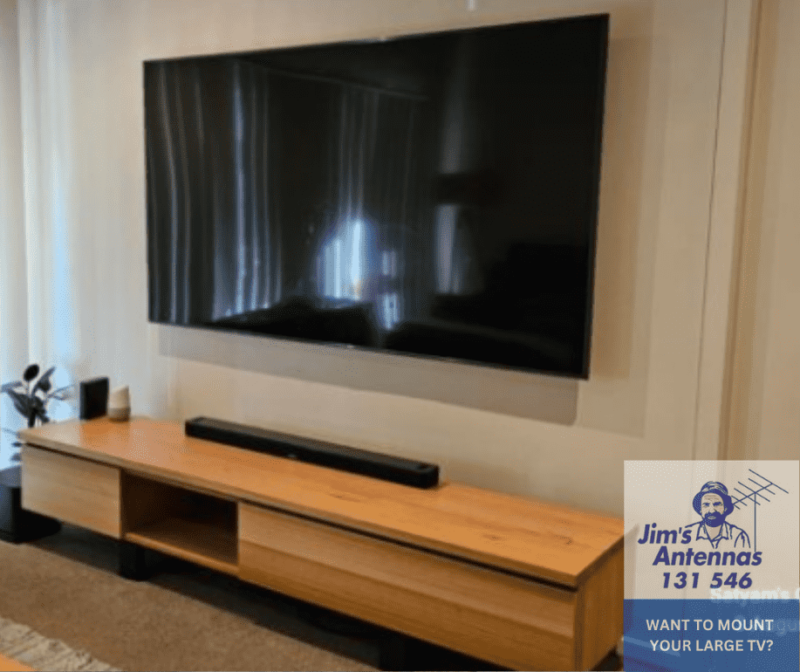 Mounting Large TVs: Why Bigger Screens Need Expert Handling.