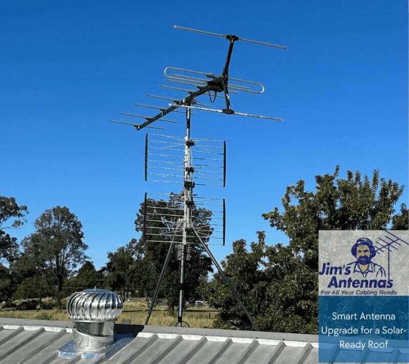Smart Antenna Upgrade for a Solar-Ready Roof.