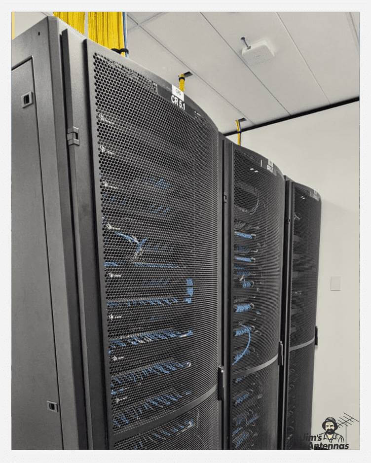 Professional Network Rack Installation for a Corporate Environment.