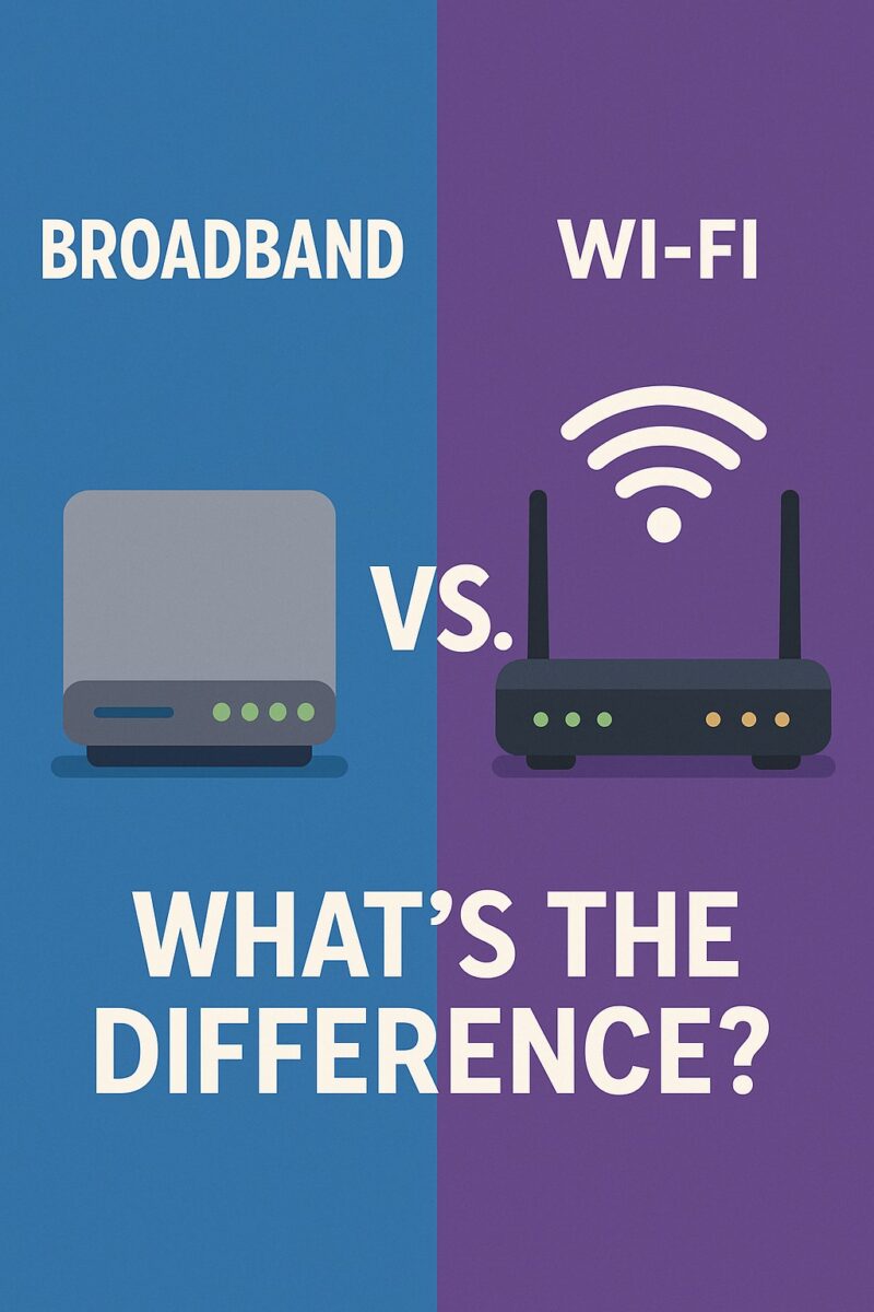 Broadband vs Wi-Fi – What’s the Difference?