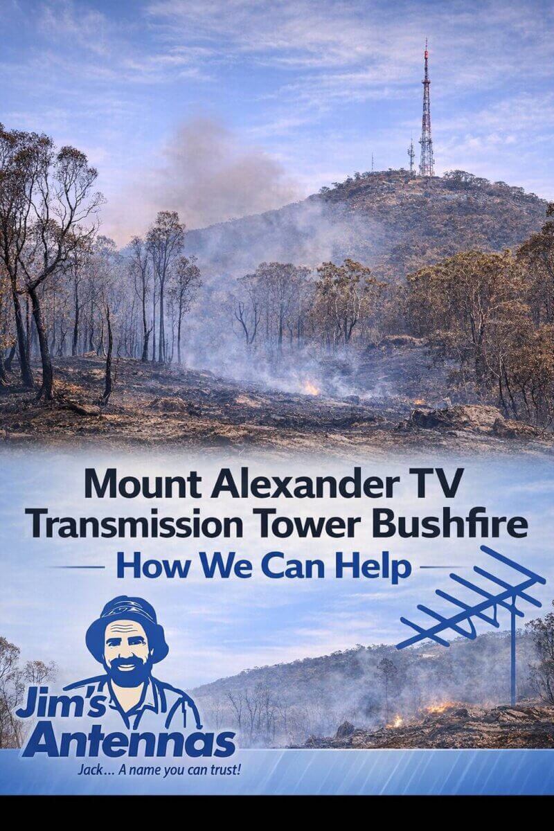 Bendigo TV Transmission Tower Affected by Bushfires – What Viewers Need to Know